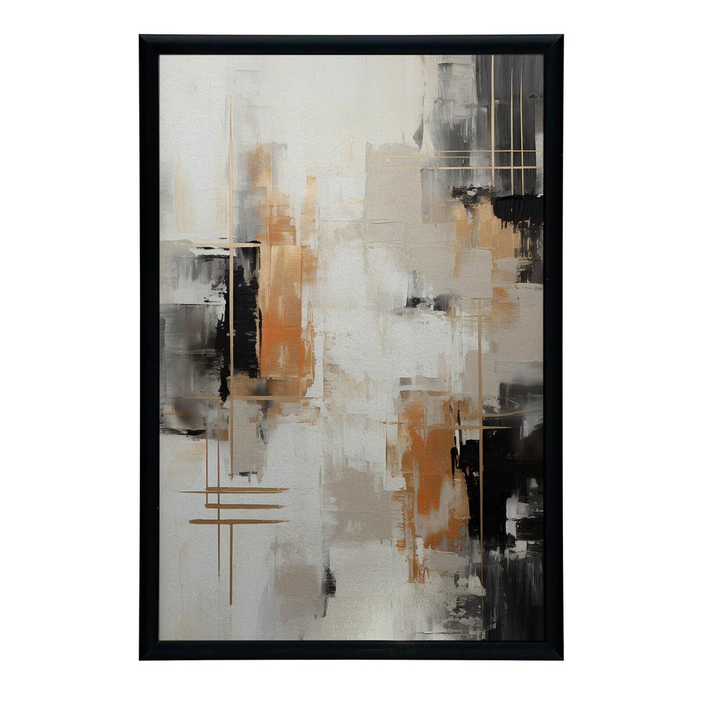 Industrialna Abstrakcja Industrialna Abstrakcja, 30X40 Cm, Bez Ramy, Płótno Premium Na Blejtramie