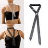 Bling Neck Tie Shiny Shiny Tie Trendy Bling Necktie