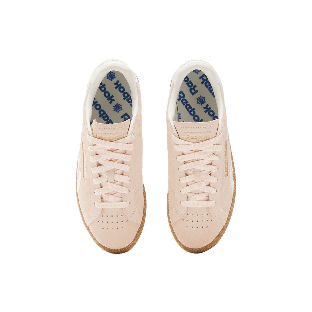 Reebok Club C Grounds Ретро Мода Удобные Универсальные Повседневные Низкие Кроссовки Женские кроссовки Светло-Розовый 100208146