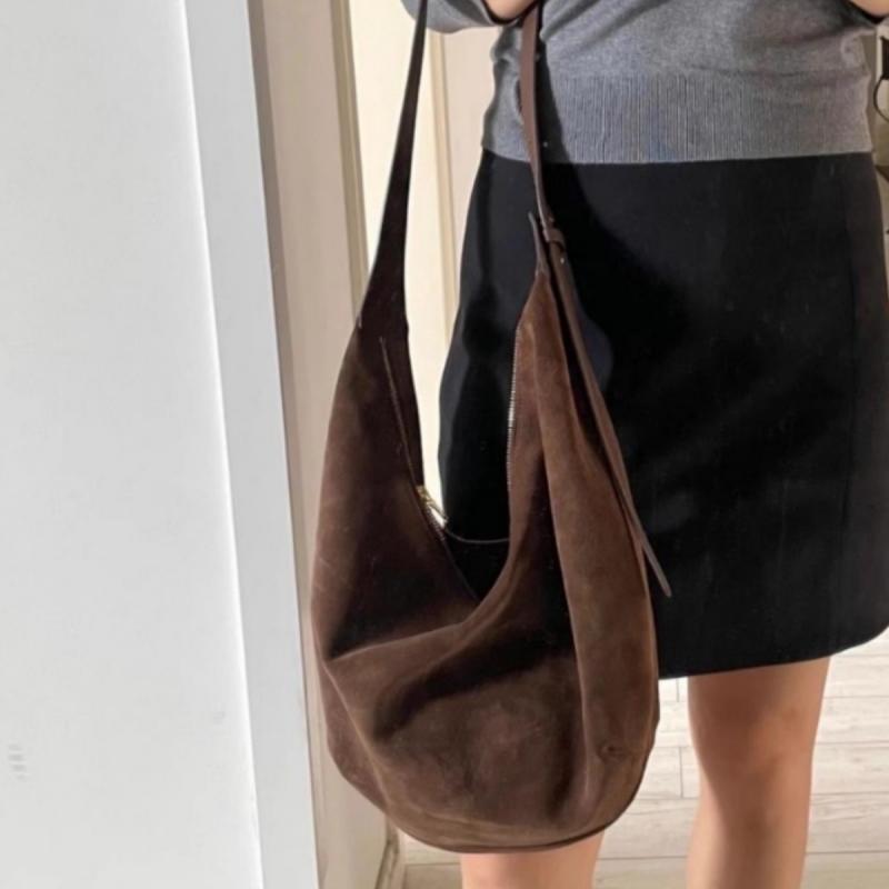 Retro Dumpling Bag for Women New Fashion Shoulder Crossbody Bag Fall Winter Versatile Casual Handbag
