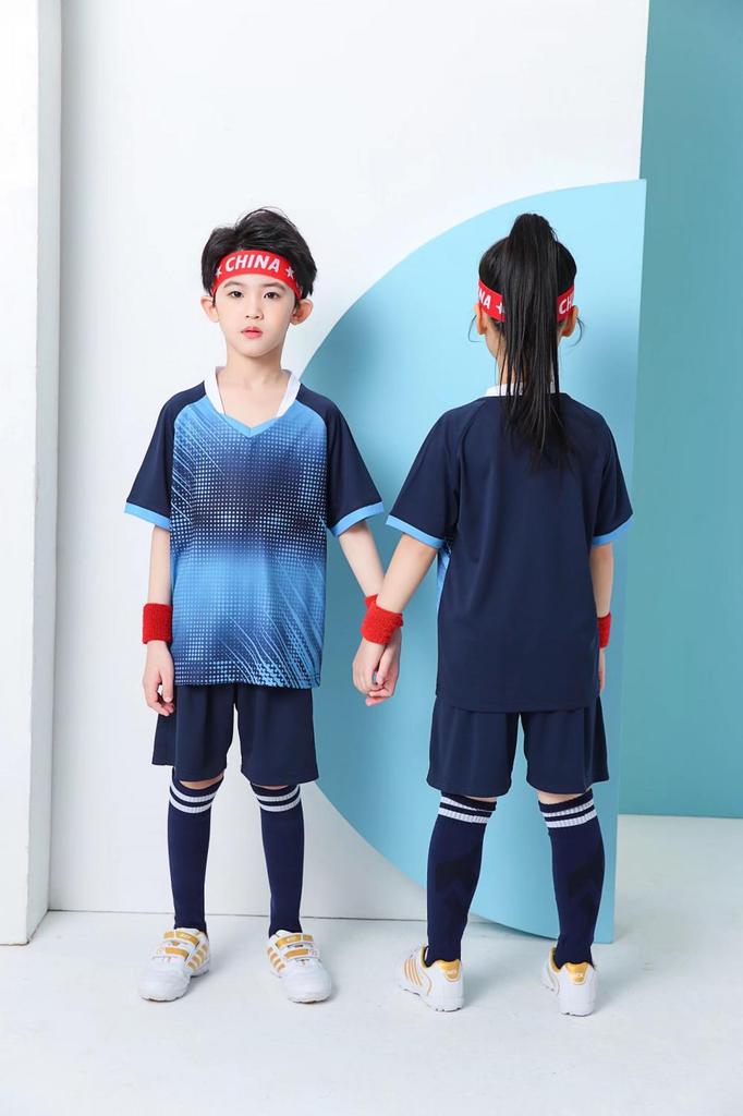 Men'S And Women'S Suit Trendy Training Team Uniform Kids Adult Team Competition Summer Sports Short Sleeve Soccer Jersey Fb05
