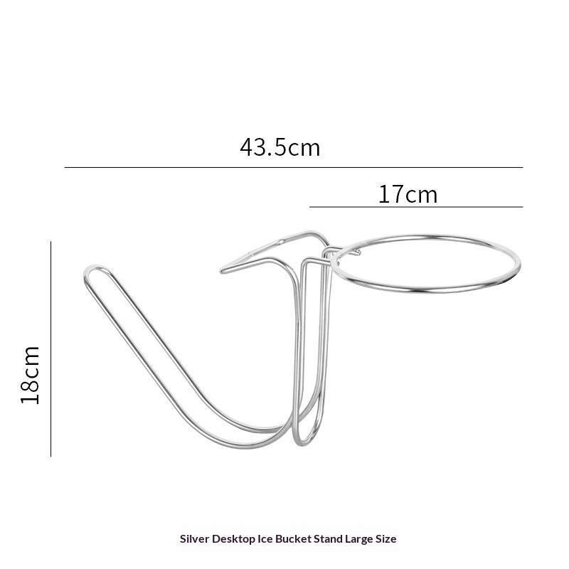 Desktop Ice Bucket Stand Cooler Stand Beerbarrel Rack Wine Bucket Stand For Outdoor Cocktail Parties Cooking
