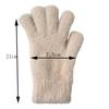 Fashion Winter Mink Velvet Five Finger Gloves Plush Warm Cold-proof Gloves Women Outdoors Cycling Solid Color Wistiti Mittens