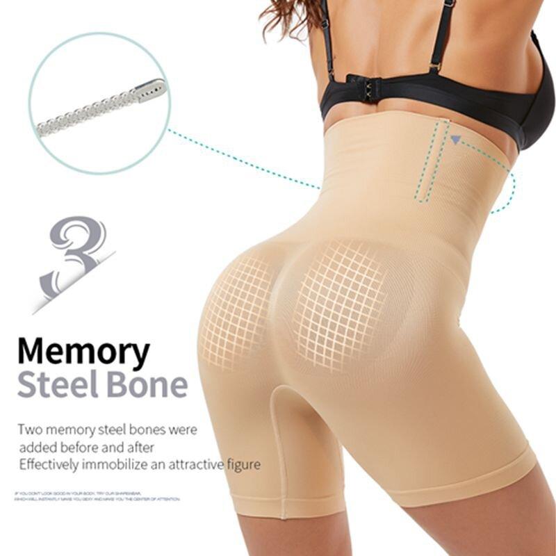 Корректирующий пояс с высокой талией, формирователь тела, триммер для живота, похудение, набивка для ягодиц
