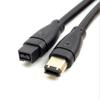 FireWire 800 IEEE1394B 9 Pin To 6 Pin Male To Male Adapter Cable 6ft/ 1.8M Balck