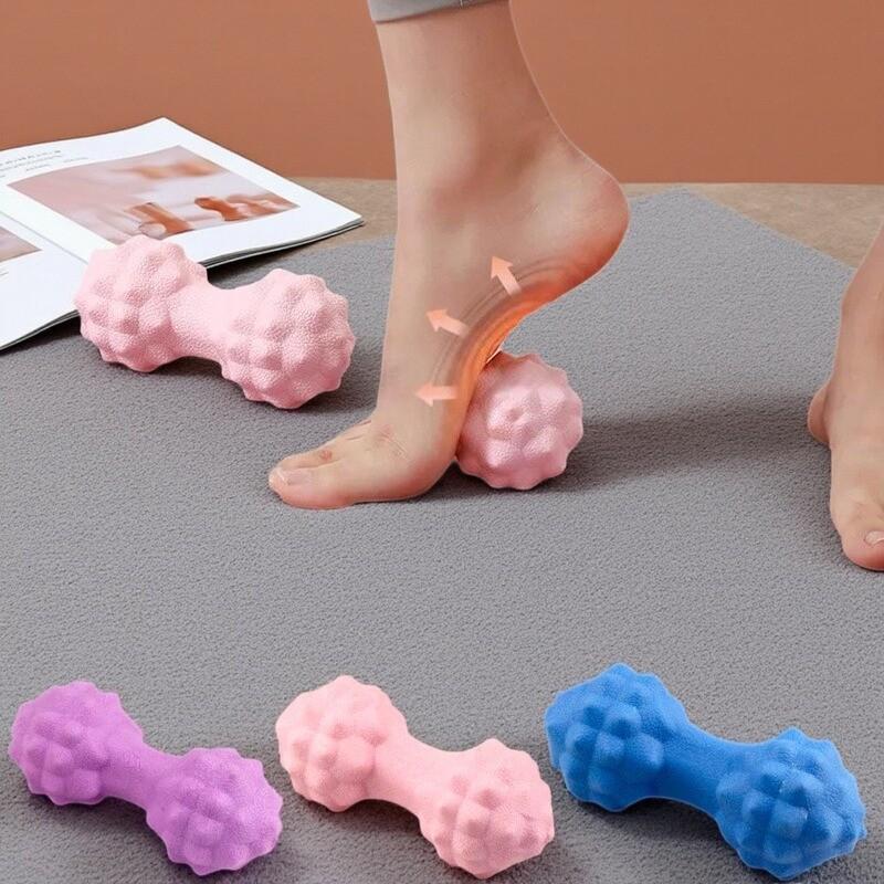 TPR Raised Point Fascia Massage Ball Deep Tissue Muscle Relaxation Yoga Fitness Ball Waist Back Foot Massager Posture Master