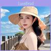 Панама с широкими полями для защиты от солнца для женщин, летняя, повседневная, стильная