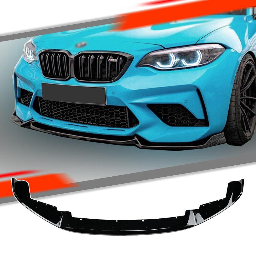 Car Front Bumper Splitter Lip For BMW F87 M2 CS Coupe 2016-2021 Diffuser Spoiler Lip Bumper Guard protector