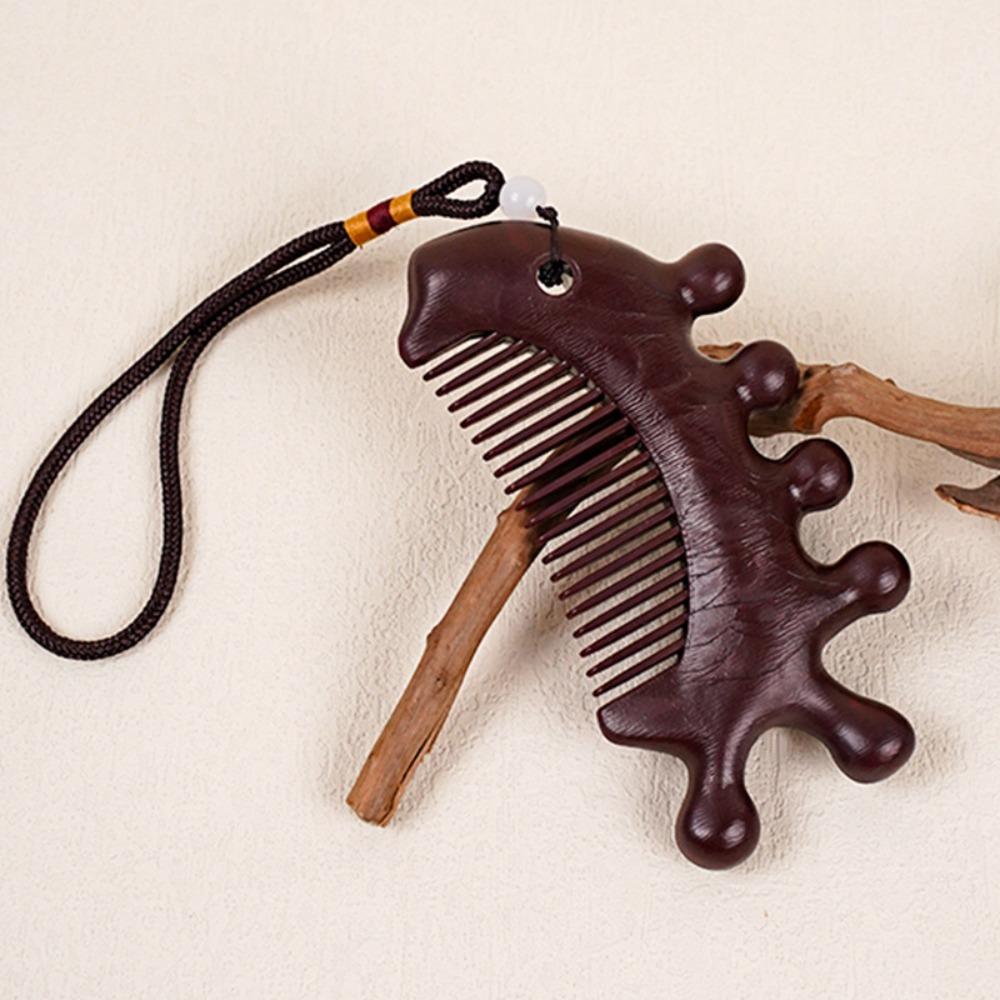 Sandalwood Body Meridian Massage Comb Wide Tooth Wood Therapy Massage Comb New Head Massage Comb