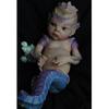 BZDOLL 50CM 3D Paint Skin Soft Silicone Reborn Princess Atlantyss Seahorse Baby Doll Lifelike 20 Inch Hippocampus Premium Collectibles