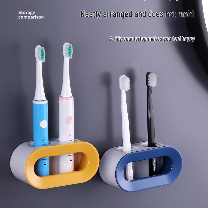 Новое поступление: Настенный держатель для электрических зубных щеток без сверления для хранения в ванной комнате