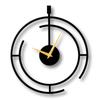 Аналоговые настенные часы для дома и офиса | Большой размер, стильный, новейший домашний декор | (40 X 40 СМ) | Черный цвет (Включенная батарея)