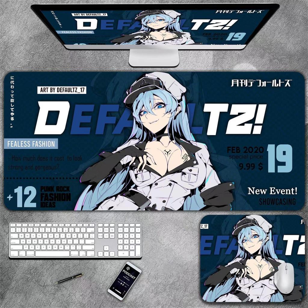 Коврик для клавиатуры и мыши в стиле аниме для девочек, подходящий для киберспорта, офиса и настольного использования.