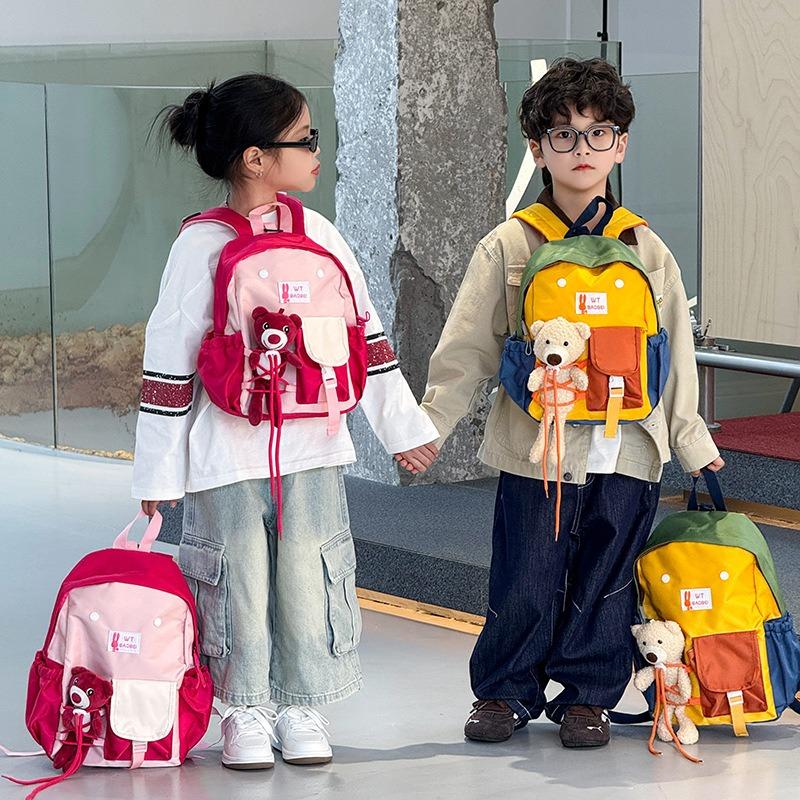 Size Kindergarten school bag Casual children's backpack New boys and girls baby travel backpack