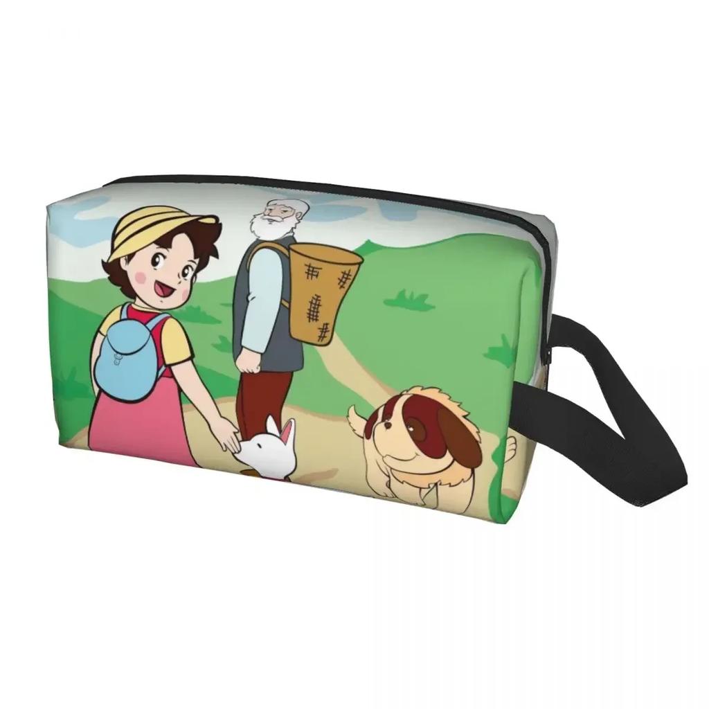 Хайди Питер И Дедушка Семейная Дорожная Косметичка Альпы Горы Аниме Макияж Туалетные Принадлежности Органайзер Женский Бьюти Хранение Дорожный Набор