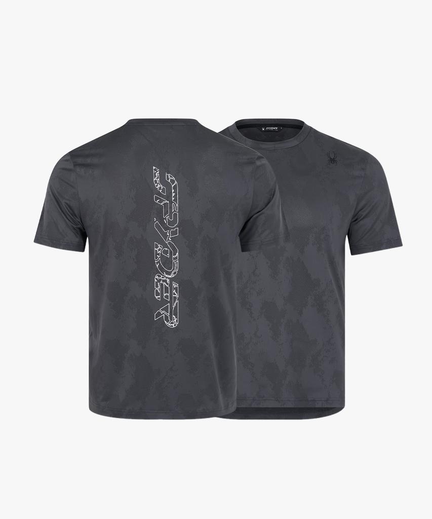 SPYDER Мужская футболка с коротким рукавом Proweb Soft Jacquard Легкая Splmcnrs208Mcgr