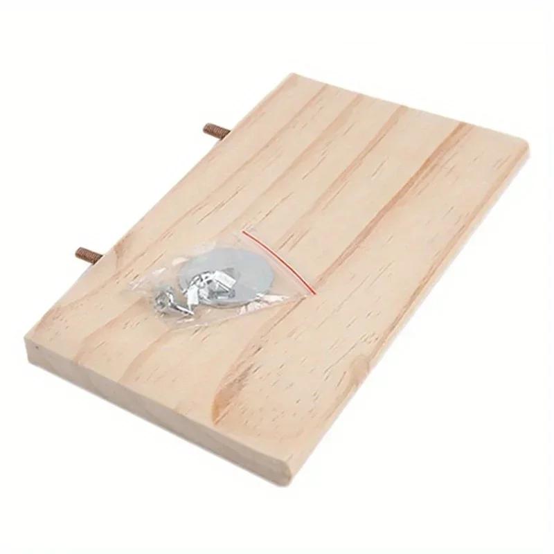 Попугай Хомяк Подставка Доска Деревянная Жердочка Подставка Платформа Прямоугольная Полка Подставка Доска Игрушка Клетка Подставка Доска Птичьи Аксессуары