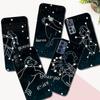 Black Tpu Case For TCL Phone 30 Plus 303 30XE 30V 30SE E 306 305 Zodiac Sign