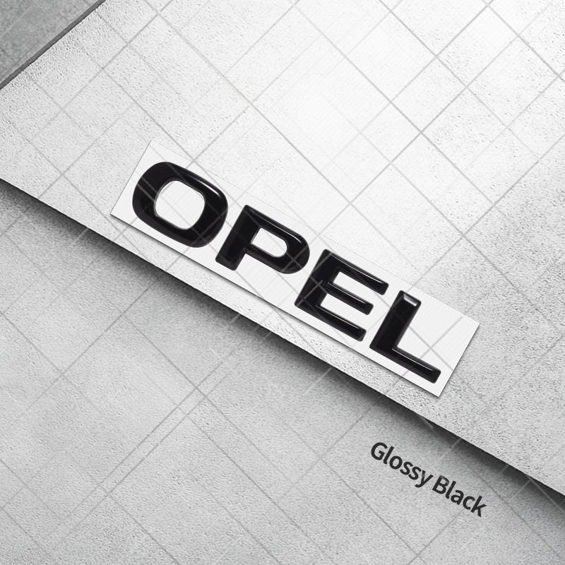 Metal 3D For OPEL Corsa Logo Astra Adam Insignia GTC Movano Zafira Car Styling Rear Trunk Letter Emblem Sticker Auto Accessories