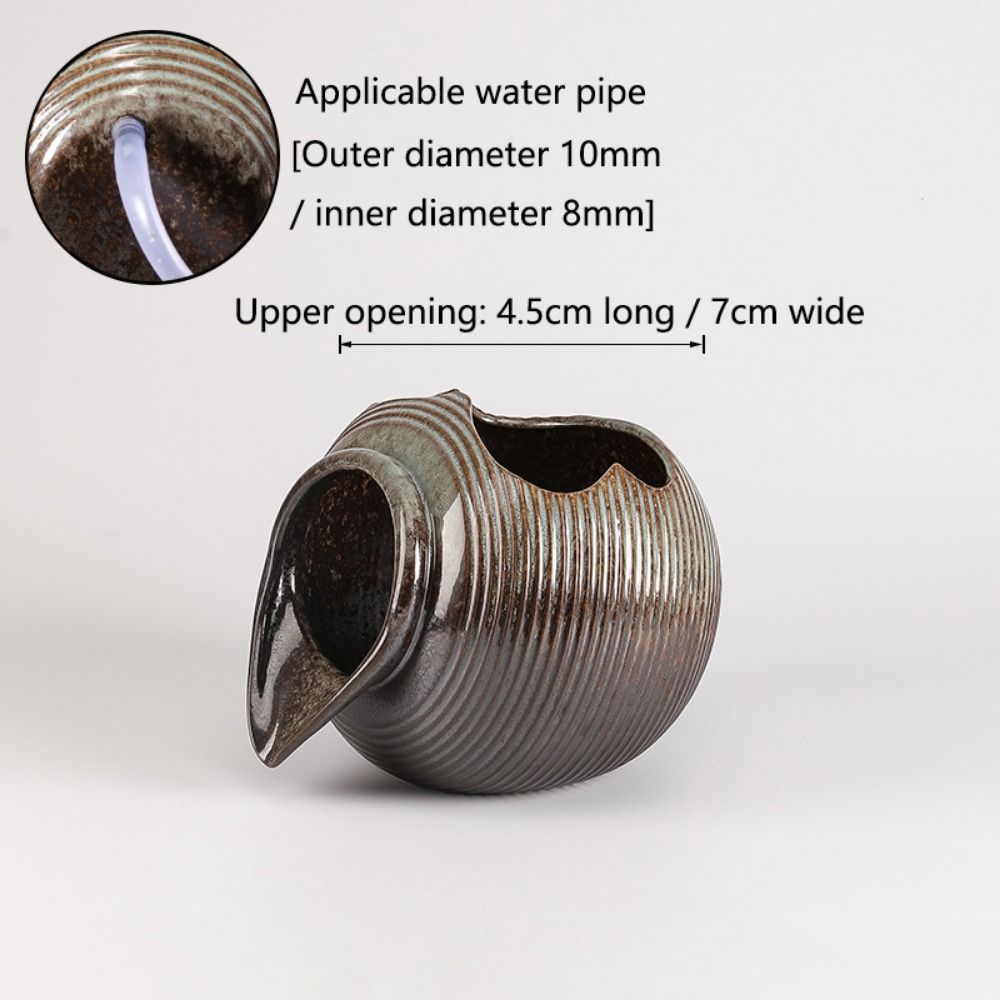 Flower Pots Circulating Water Clay Pot Decorative Open Ceramic Tank Eco-tank