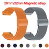1-2 шт. 20/22 мм Магнитный ремешок для Samsung Galaxy Watch 7 6 5 4 40/44 мм 6Classic 47 мм Нейлоновый петлевой ремешок для Huawei Watch GT5 Pro 4
