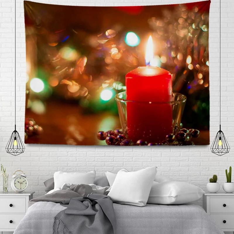 Серия подвесных тканевых гобеленов в рождественском стиле