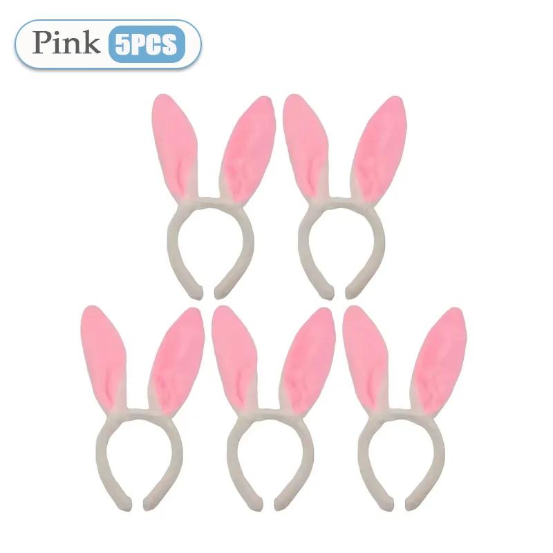 1-15PCS Cute Rabbit Ear Headbands Cute Plush Bunny Ears Hairband Easter Decorat Costume Party Cosplay Hair Hoop Hair Accessories