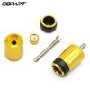 Для мотоцикла BMW R1200RT R 1200 RT R 1200RT универсальные ручки руля с ЧПУ 7/8''22MM, слайдер, тяжелые наконечники руля, заглушки