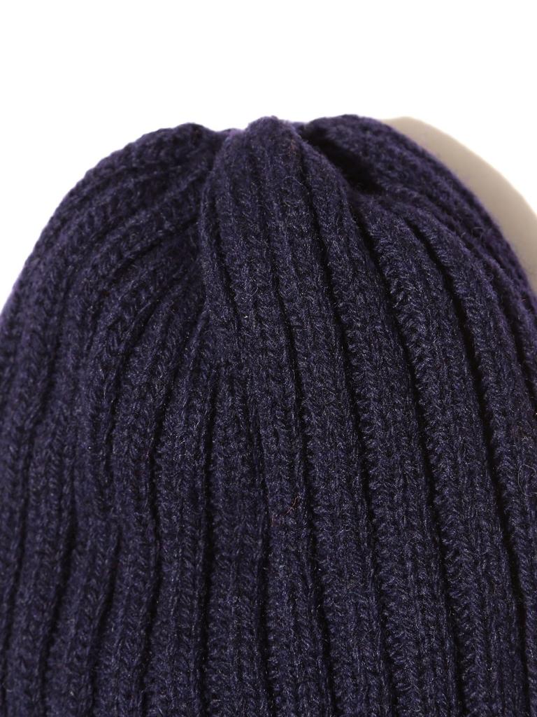 [BEAMS PLUS] Шерстяная шапка-бини для мужчин, темно-синий - 38410023247