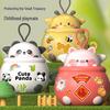 Children's Cartoon Piggy Bank with Lock - Large Capacity DIY Toy