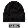 Windproof Coldproof Winter Hats Add Fur Lined Ear Protection Casual Beanie Cap  for Unisex