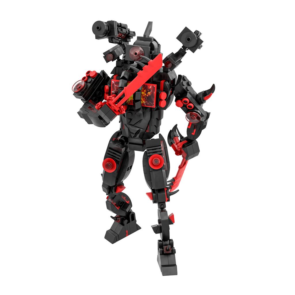 2024 3D Children's Block Plastic Game Designer for Teens and Children Skibidi Toilet 580pcs