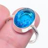 Swiss Blue Topaz Gemstone 925 Sterling Silver Jewelry Ring Size 7