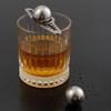 Espresso Cooling Ball Kit Espresso Coffee Cooler with Reusable Ice Sphere Stainless Steel Chiller Ball with Stand for Bourbon Cocktails Accessories
