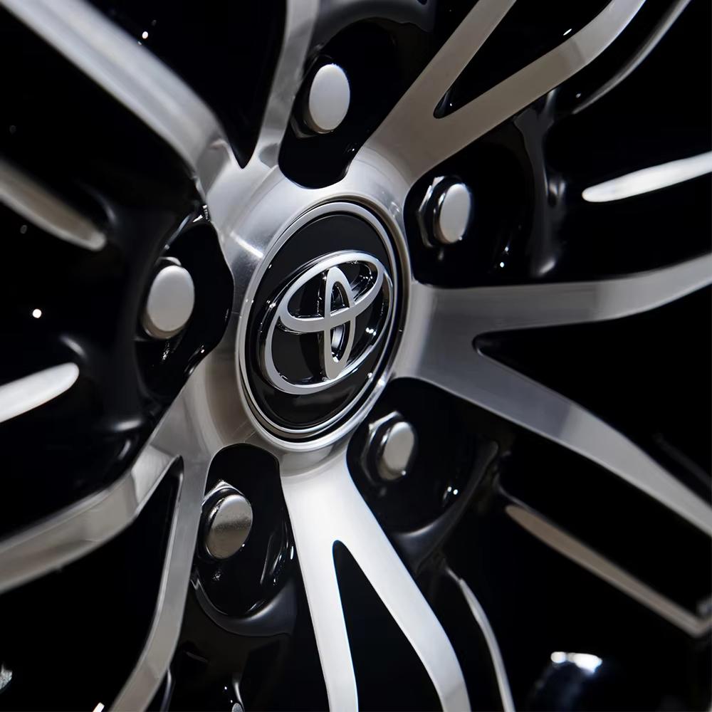 LFPB6 4Pcs 57/62mm Car Wheel Center Hub Cap Wheel Rim Cover for Toyota Corolla RAV4 Levin Yaris C-HR Camry Prado Prius Car Accessories