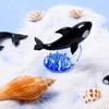 Whale Model Handmade Accessories Glass Desktop Decor Glass Killer Whale Model for Kids