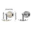 Wall Mounted Six-claw Rotating Hook Powerful Suction Cup Hook Kitchen Utensil Holder  For Home