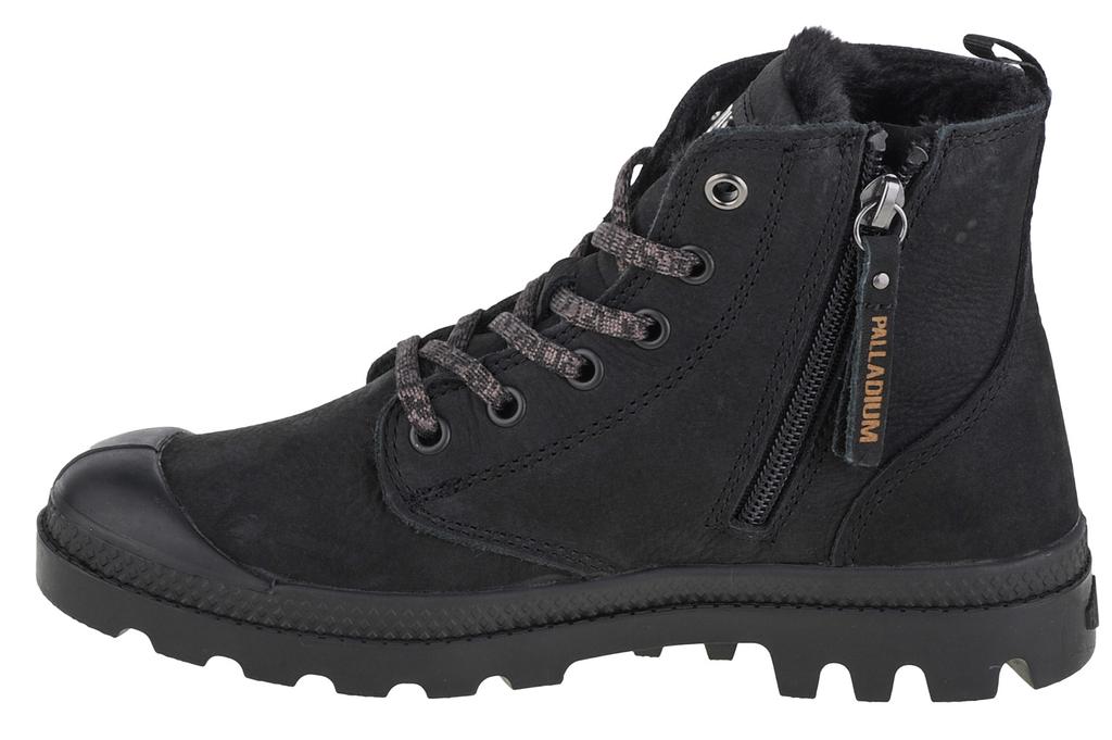 Palladium Pampa Hi Zip WL, женские черные кроссовки