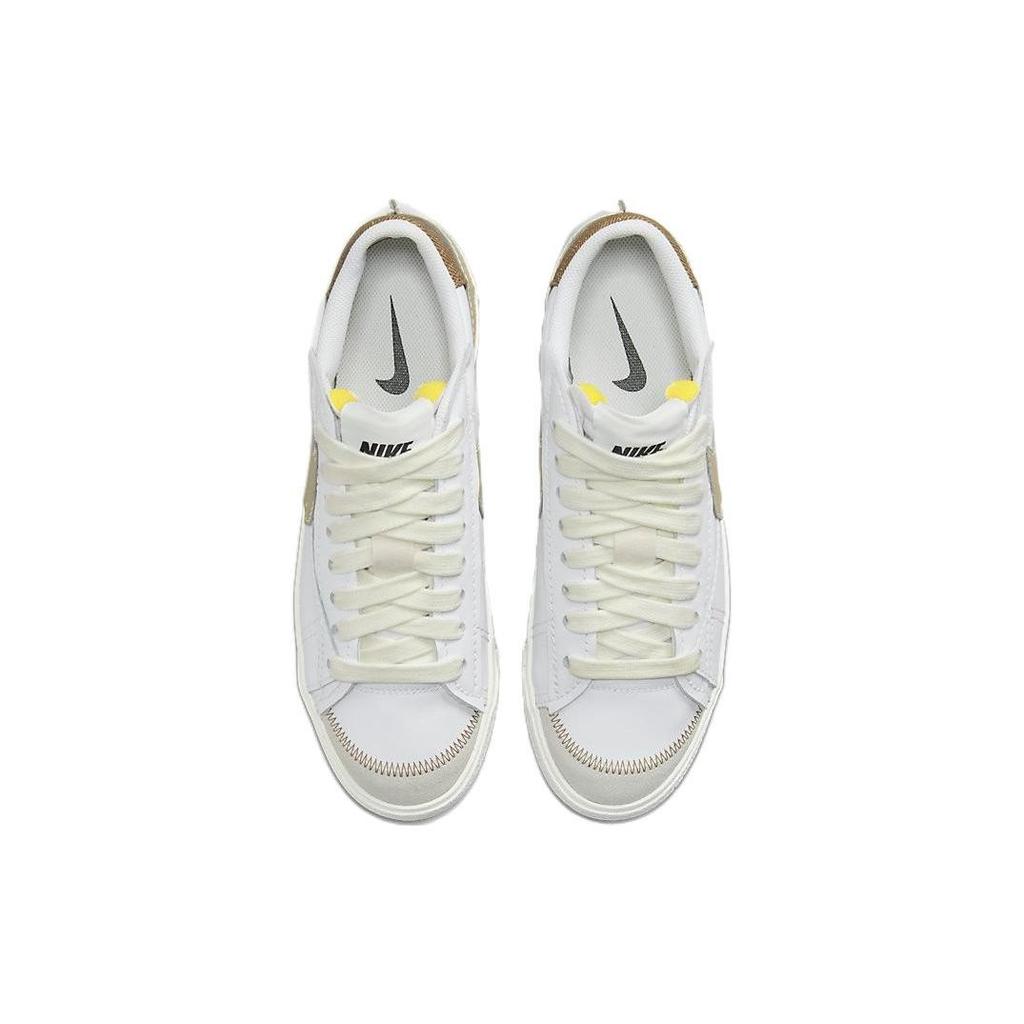 Nike Мужские кроссовки Blazer Low 77 Jumbo White Khaki Sail Black Hazel-Rush DZ2772-121