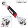 48 In 1 Multi-function 360° Rotary 8-19mm Torque Socket Wrench for Furniture Car Repair