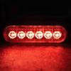 1PC  6 LED Car Warning Light Breakdown Emergency Light Police Lights 12V 12smd LED Constant Warning Light Trailer Rear Side Lamp