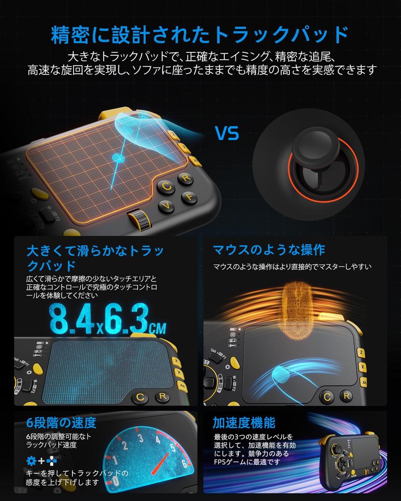 IFYOO GTP01 Pro Wireless Gaming Touchpad with Keyboard and Mouse Game Controller Gamepad Compatible with Xbox Xbox PC Steam Windows 11 Especially