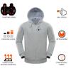 5 Areas Heated Hoodie Men USB Heated Jacket Hoodies,Heating Sweaters Women Sweatshirt with Hood Oversized Heated Zipper Hoodie