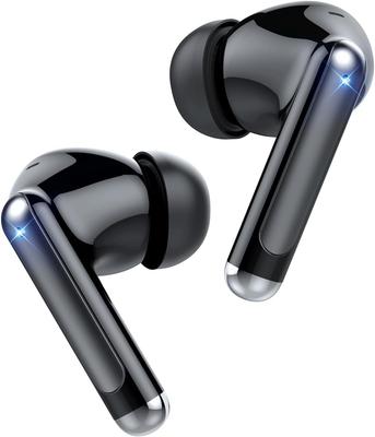 Новая модель с и Низкозарядные беспроводные Bluetooth-наушники со светодиодами, двойным ENC-шумоподавлением, 35 часов музыки, совместимы с iPhone и для и