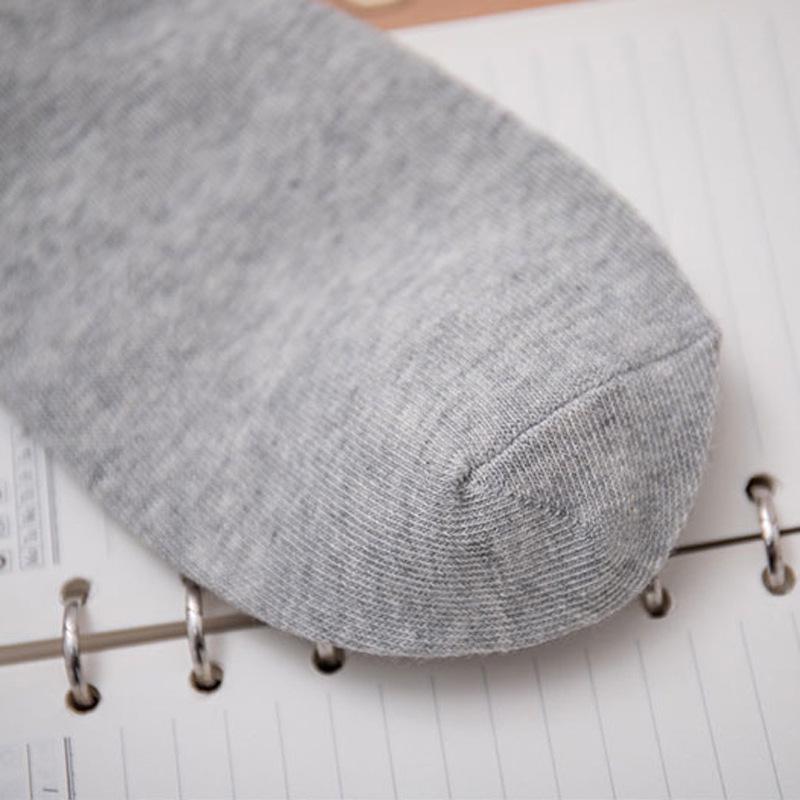 Мужские дышащие хлопковые носки средней длины — впитывающие пот, дезодорирующие, черно-белые, деловые, повседневные, весна/лето