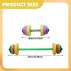 2 Pieces Kids Dumbbell Toy Children Barbell Fitness Equipment Lifting Training Home Exercise
