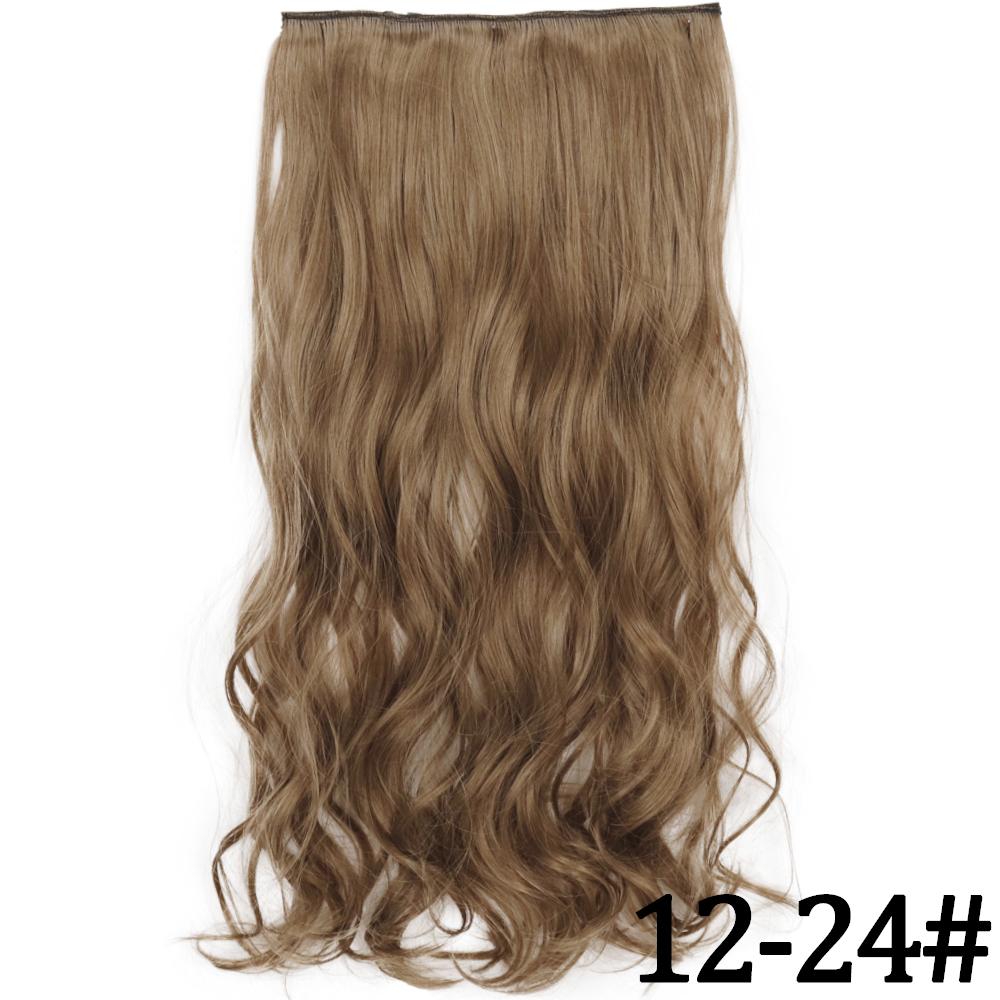 MERISIHAIR Длинные волнистые синтетические волокна 22 дюйма 5 зажимов для наращивания волос Волнистые прямые волосы Черный Коричневый Блондинка Повседневная одежда