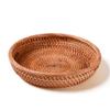 Lirancia Rattan Made of Natural Мелкая легкая сумка в японском стиле 23 x 5 Корзина, Ротанг, Материал, Круглый, Поднос, Глубокий, Коробка, Прочный, Овощи,