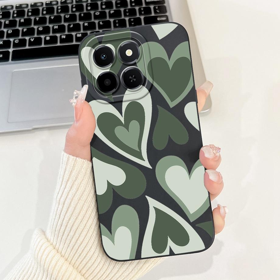 Чехол для Honor X6c Новая Мода Мультяшный Люксовый Девичий Рисунок Funda Для Huawei Honor X6C X6 C X 6C Чехол Матовый Жидкий Силикон