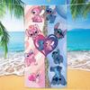 Western Anime Pattern Soft Thick Microfiber Large Towel For Children Beach Swimming